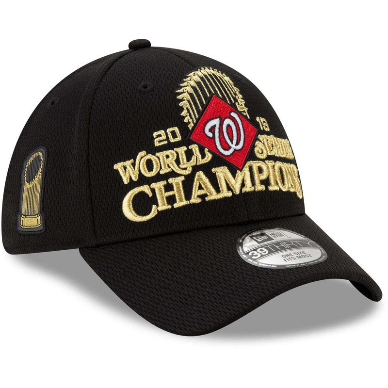 Washington Nationals New Era MLB 2019 World Series Champions 39THIRTY Curve Hat
