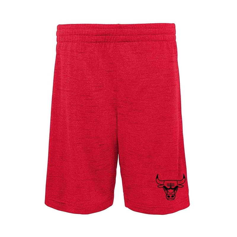 Youths Chicago Bulls Outerstuff NBA Content Performance Shorts – Red
