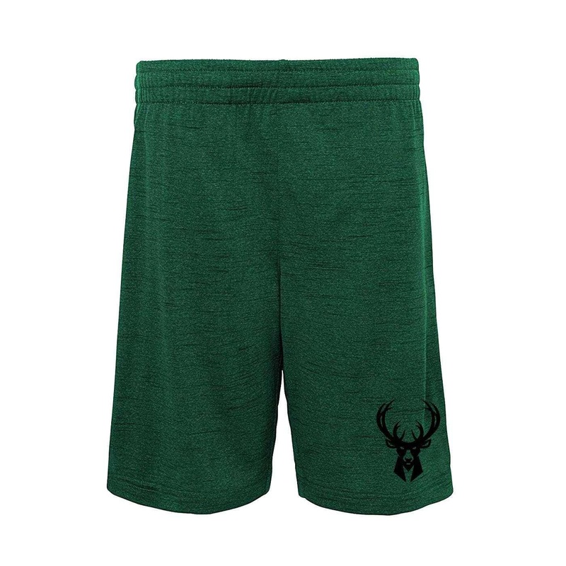 Youths Milwaukee Bucks Outerstuff NBA Content Performance Shorts – Green
