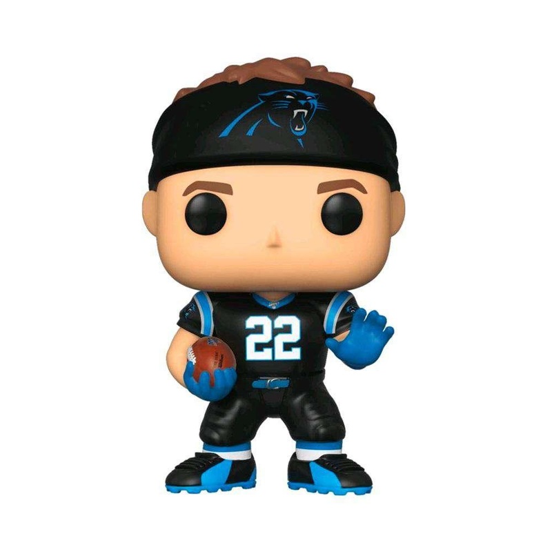 Christian McCaffrey Carolina Panthers NFL Funko 128 Pop Vinyl 3.75″ Figure – Black