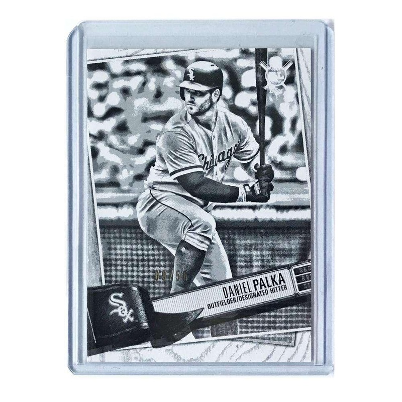 Daniel Palka Chicago White Sox 2019 Topps Big League Artist Rendition 09/50 #156 Card