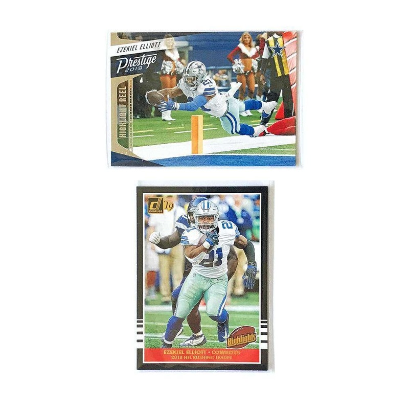 Ezekiel Elliott Dallas Cowboys Panini NFL 2019 Parallel/Insert 2 Card Set