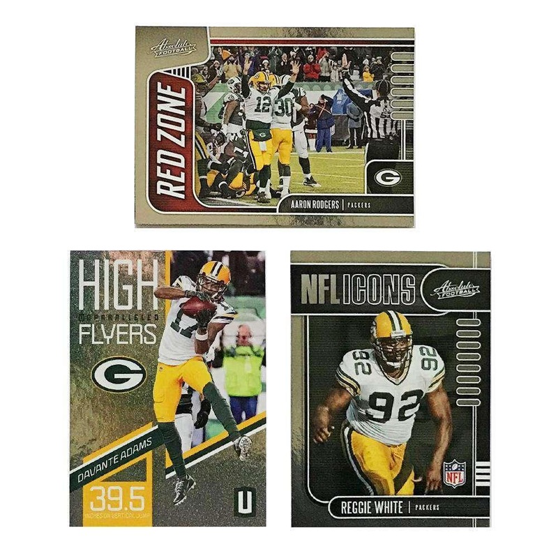 Green Bay Packers Panini NFL 2019 Parallel/Insert 3 Card Set