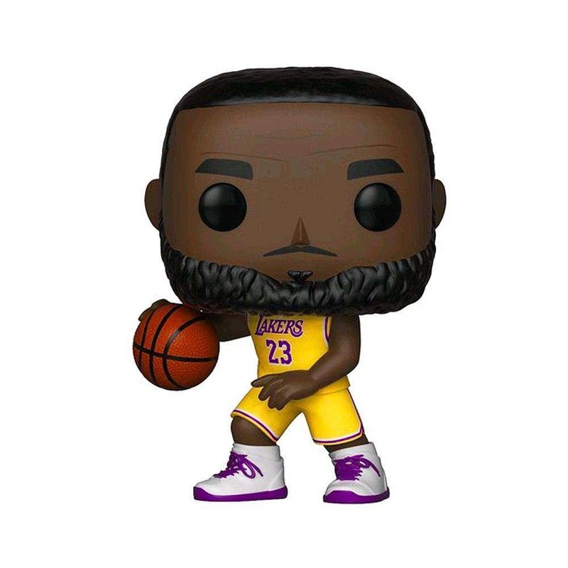 LeBron James Los Angeles Lakers Funko NBA Pop 52 Figure – Yellow