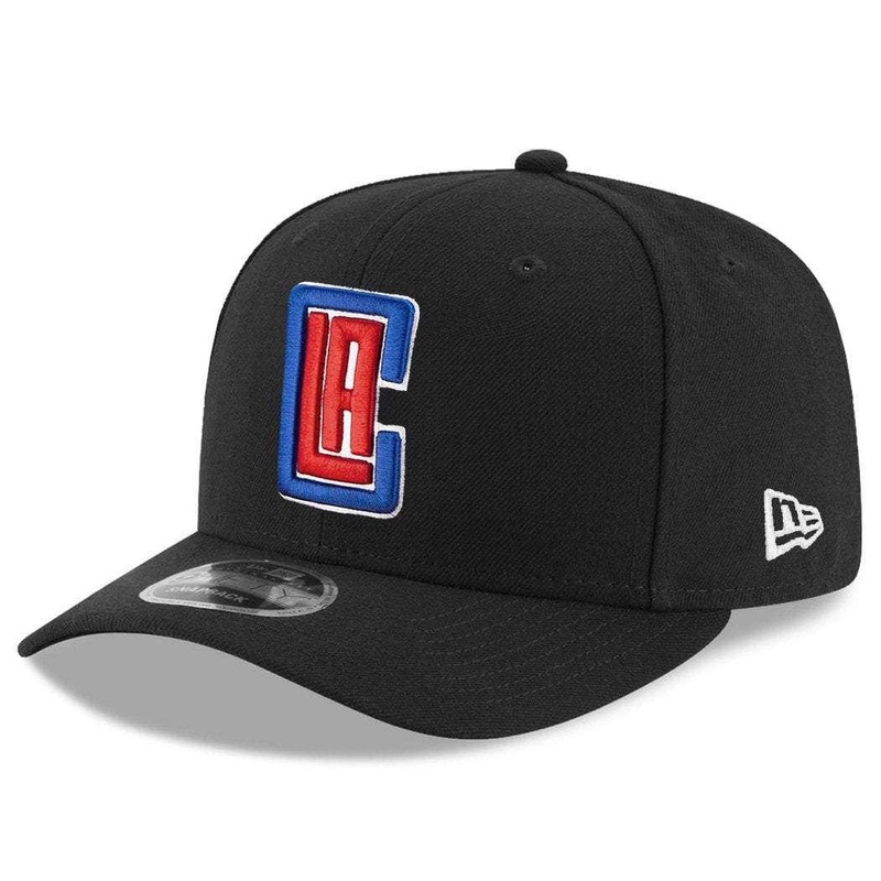 Los Angeles Clippers New Era NBA Logo OF 9FIFTY Pre-Curved Snapback Hat – Black