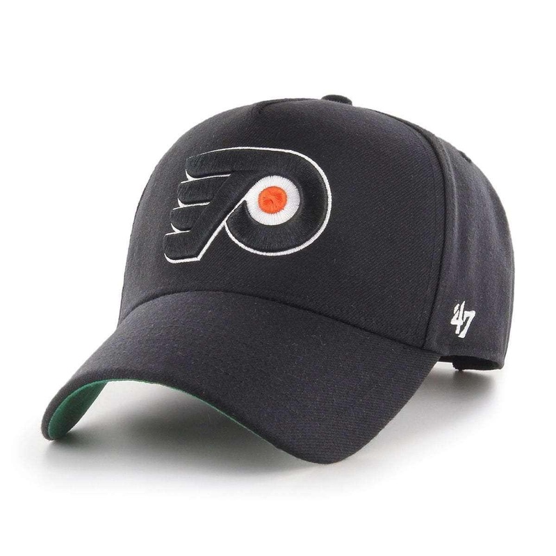 Philadelphia Flyers 47 NHL Team MVP DT Pinch Curve Snapback Hat – Black