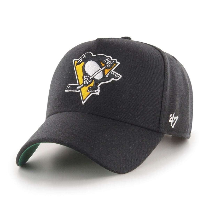 Pittsburgh Penguins 47 NHL Team MVP DT Pinch Curve Snapback Hat – Black