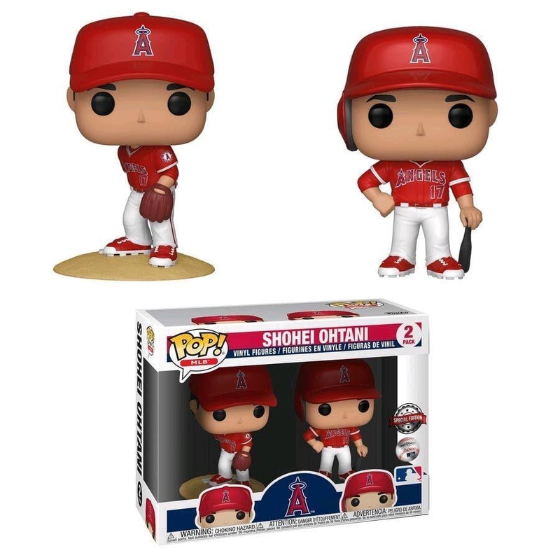 Shohei Ohtani Los Angeles Angels Funko MLB Special Edition Pop 2 Pack Figure – Red