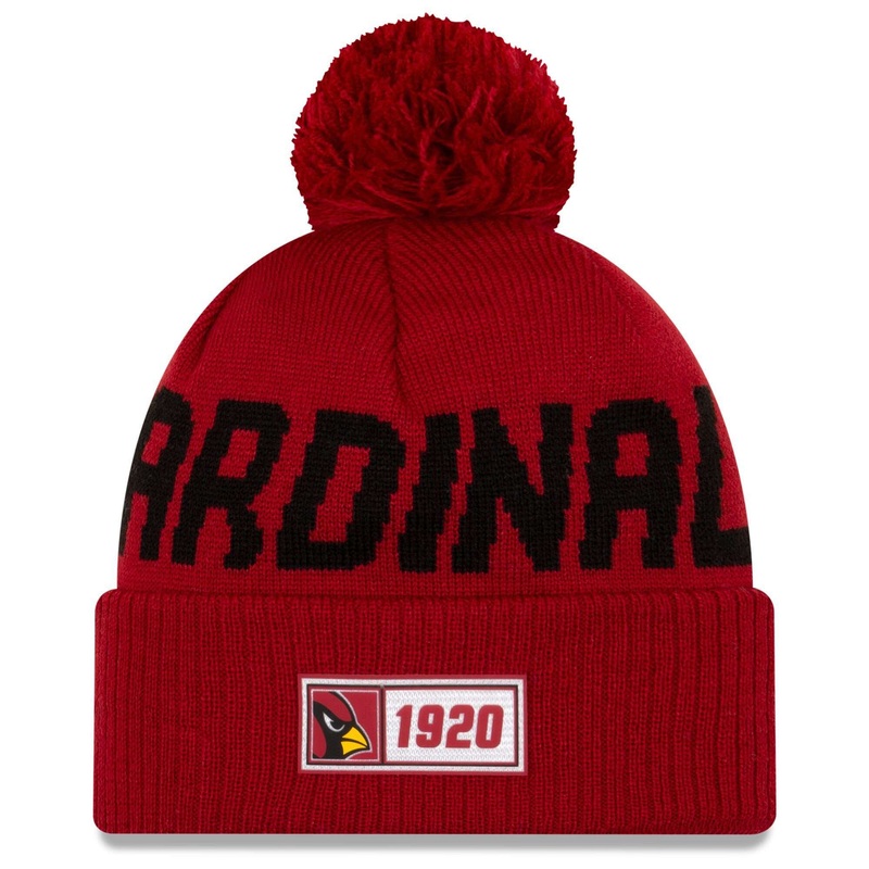 Arizona Cardinals New Era NFL 2019 Sideline Road Knit Beanie – Cardinal