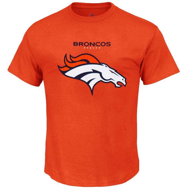 Denver Broncos Majestic NFL Critical Victory T-Shirt – Orange