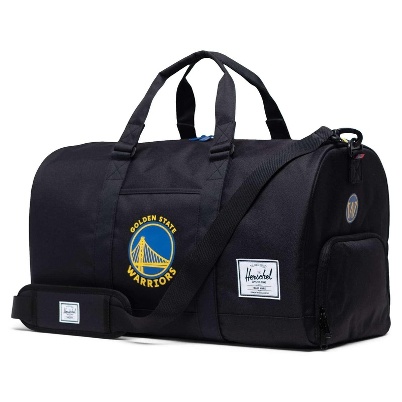 Golden State Warriors Herschel NBA Novel Duffle Bag – Black