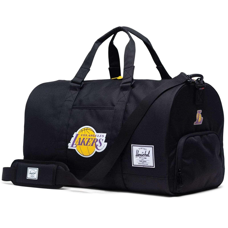 Los Angeles Lakers Herschel NBA Novel Duffle Bag – Black