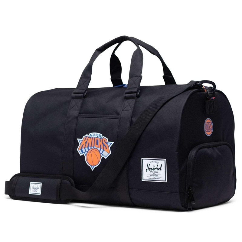 New York Knicks Herschel NBA Novel Duffle Bag – Black