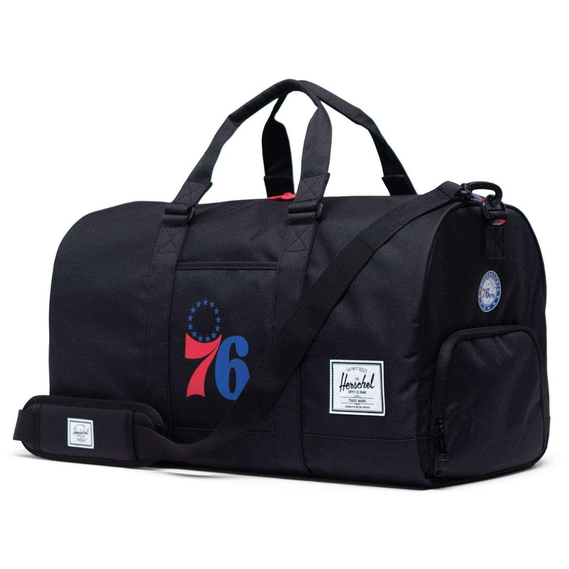 Philadelphia 76ers Herschel NBA Novel Duffle Bag – Black