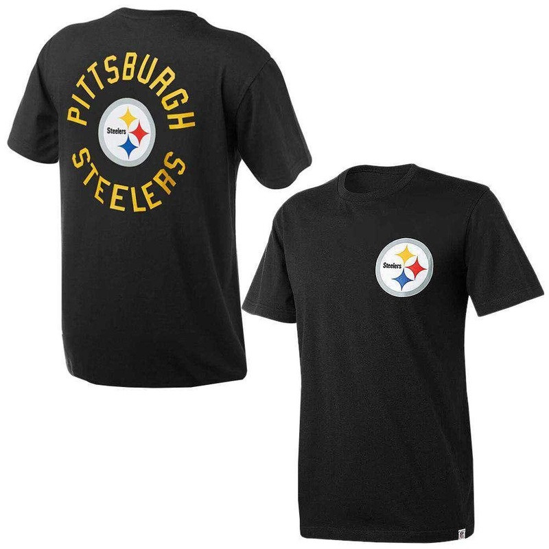 Pittsburgh Steelers Majestic NFL Drimer T-Shirt – Black