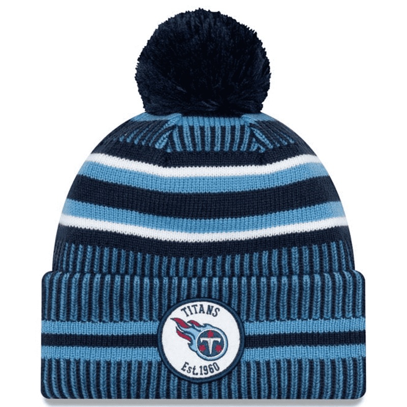 Tennessee Titans New Era NFL 2019 Sideline Home Knit Beanie – Navy