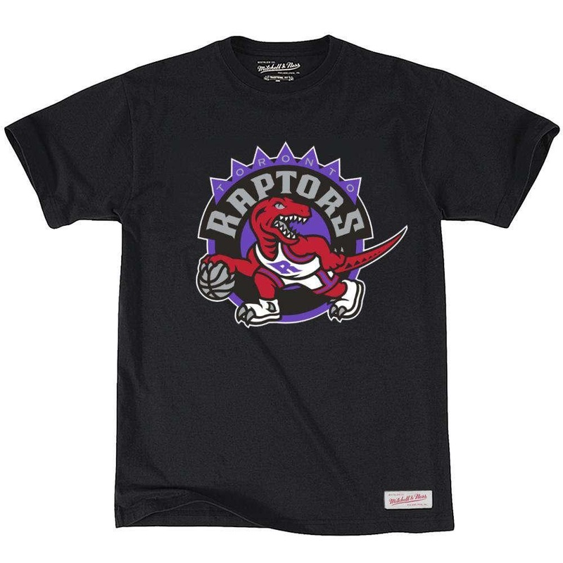 Toronto Raptors Mitchell & Ness NBA Team Logo T-Shirt – Black