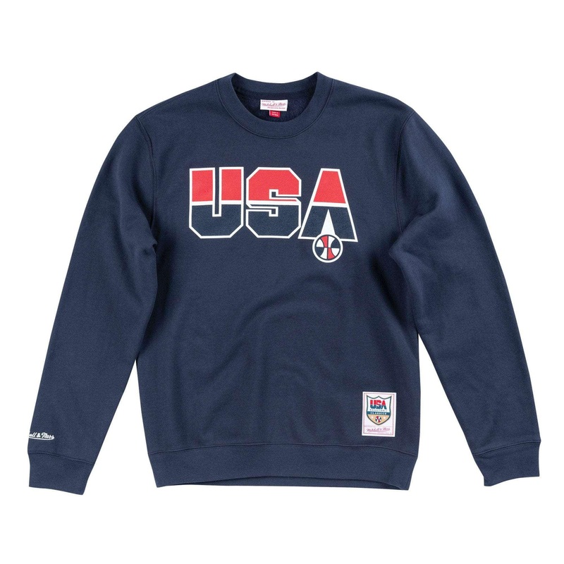 1992 USA Dream Team Mitchell & Ness NBA Crew Jumper – Navy