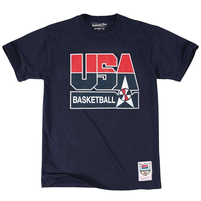 1992 USA Dream Team Mitchell & Ness NBA T-Shirt – Navy