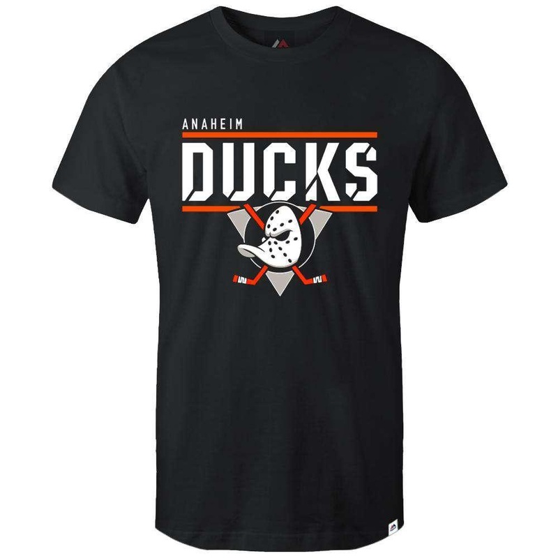 Anaheim Ducks Majestic NHL Team Flex T-Shirt – Black