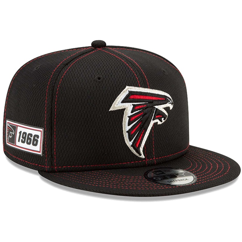 Atlanta Falcons New Era NFL 2019 Sideline Road 9FIFTY Snapback Hat – Black
