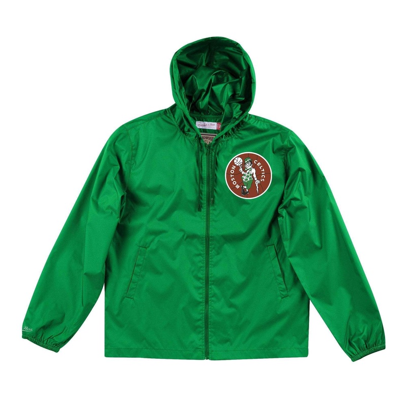 Boston Celtics Mitchell & Ness NBA Team Captain Windbreaker Jacket – Green