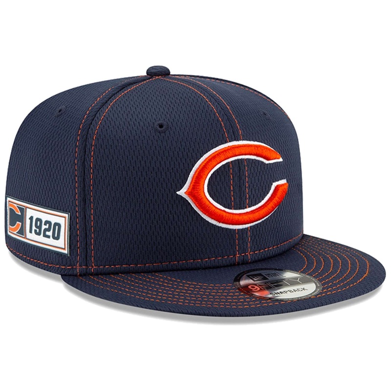 Chicago Bears New Era NFL 2019 Sideline Road 9FIFTY Snapback Hat – Navy