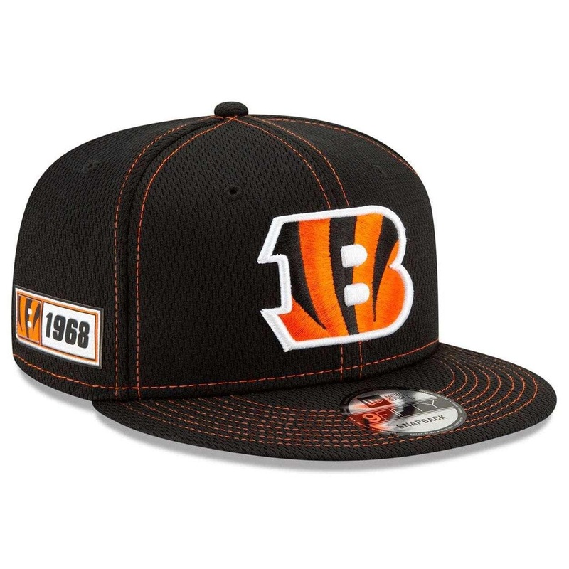 Cincinnati Bengals New Era NFL 2019 Sideline Road 9FIFTY Snapback Hat – Black