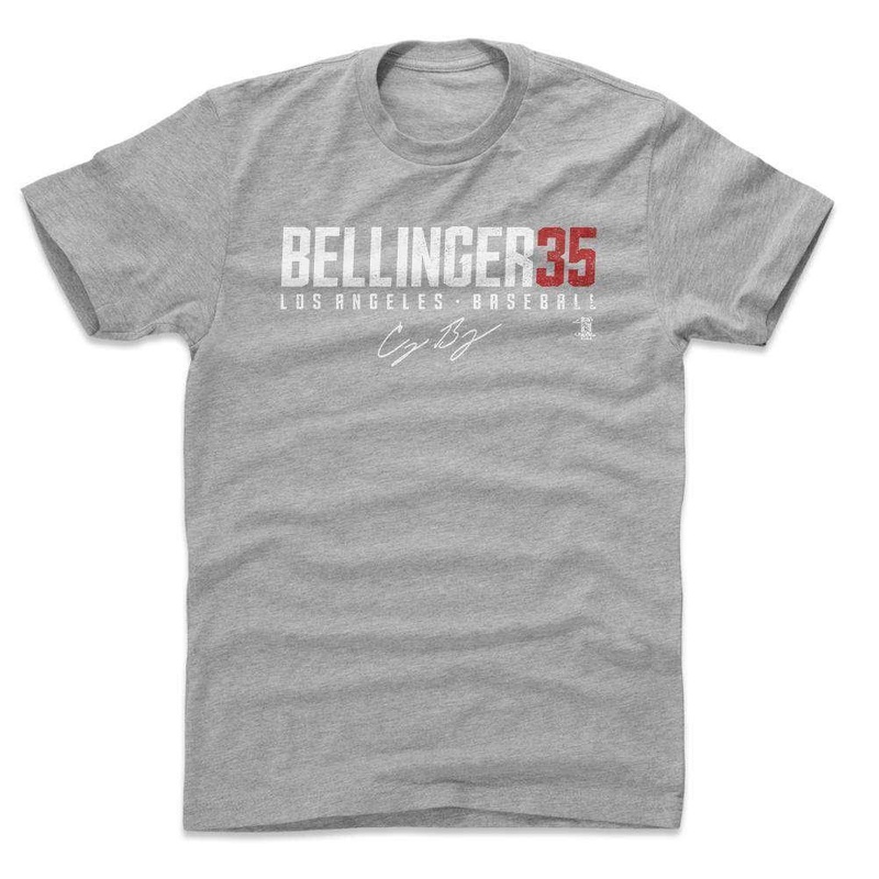 Cody Bellinger Los Angeles Dodgers 500 Level MLB Bellinger35 T-Shirt – Gray