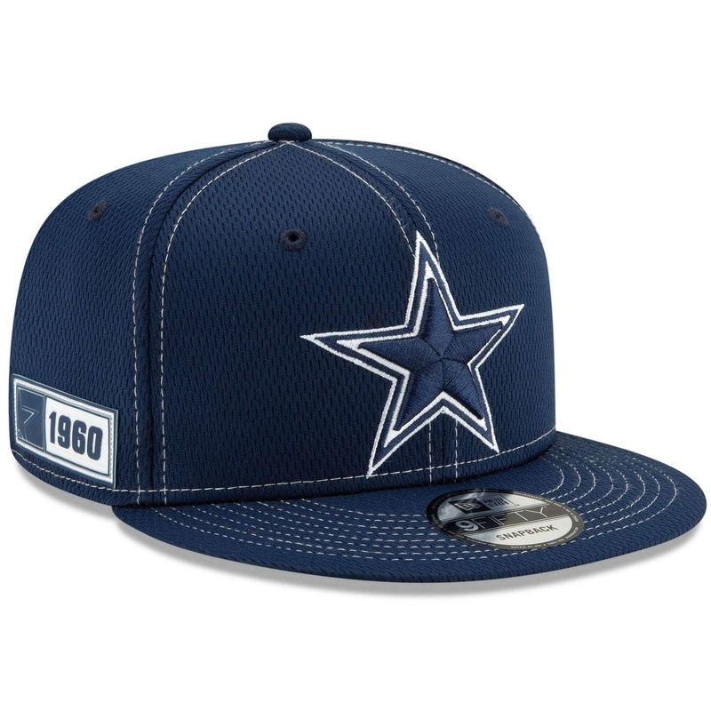 Dallas Cowboys New Era NFL 2019 Sideline Road 9FIFTY Snapback Hat – Navy