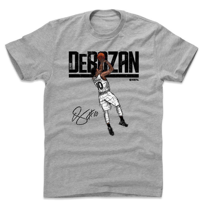 Demar Derozan San Antonio Spurs 500 Level NBA Hyper T-Shirt – Grray