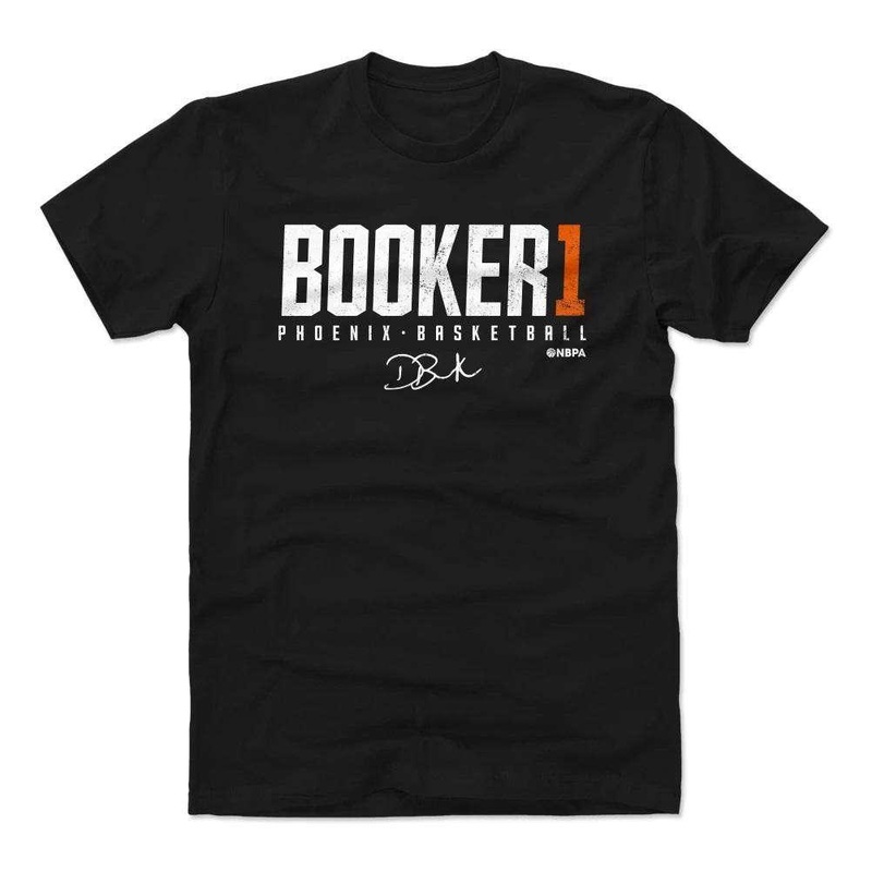 Devin Booker Phoenix Suns 500 Level NBA Booker1 T-Shirt – Gray