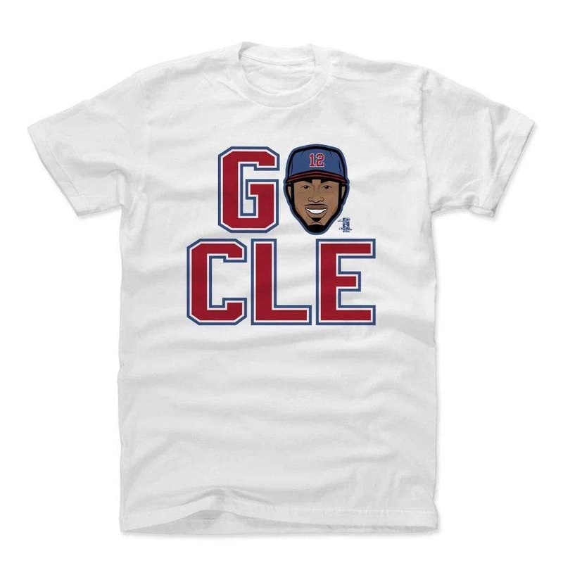 Francisco Lindor Cleveland Indians 500 Level MLB Go Cle T-Shirt – White