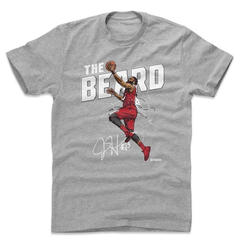 James Harden Houston Rockets 500 Level NBA Layup T-Shirt – Gray