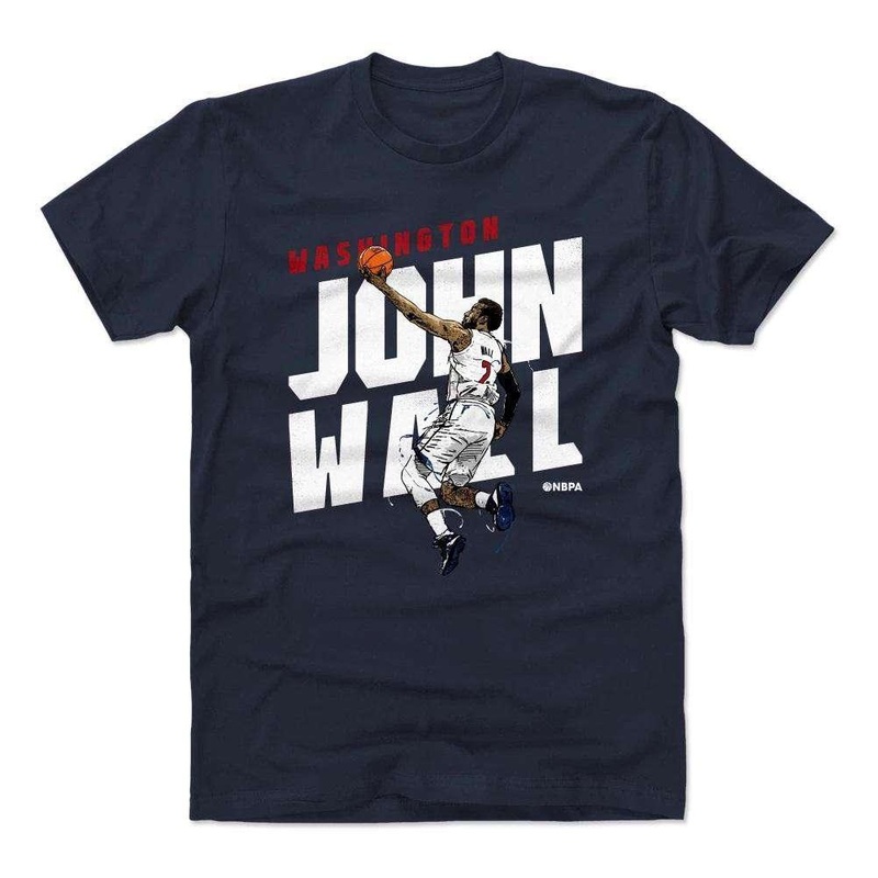John Wall Washington Wizards 500 Level NBA Slant T-Shirt – Navy