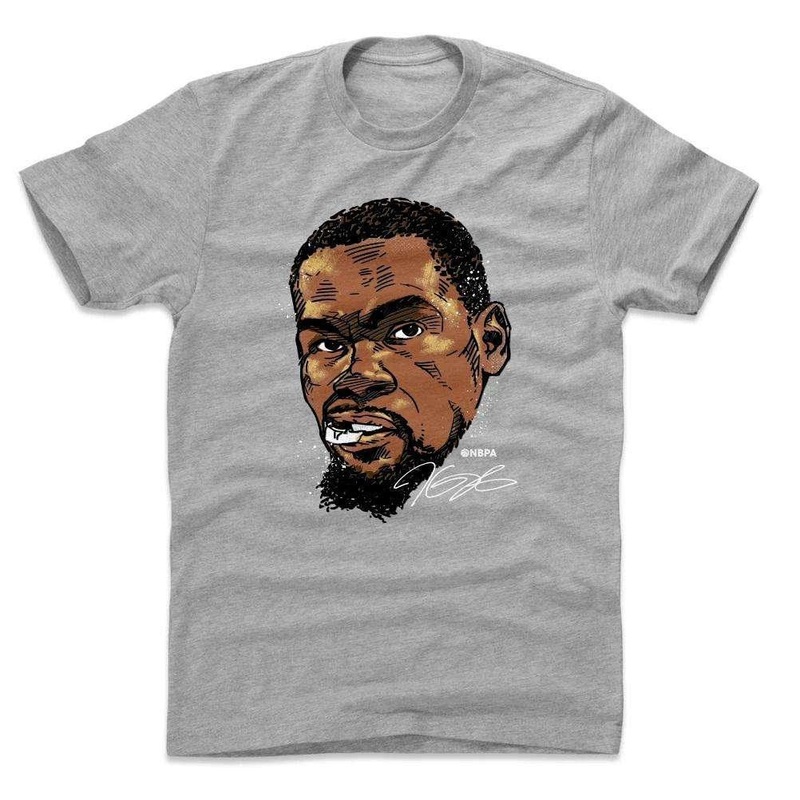 Kevin Durant Brooklyn Nets 500 Level NBA Mouthguard T-Shirt – Gray