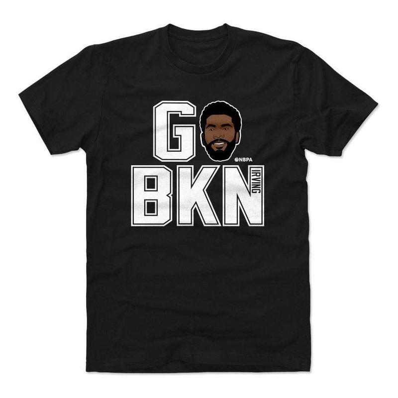 Kyrie Irving Brooklyn Nets 500 Level NBA Go BKN T-Shirt – Black