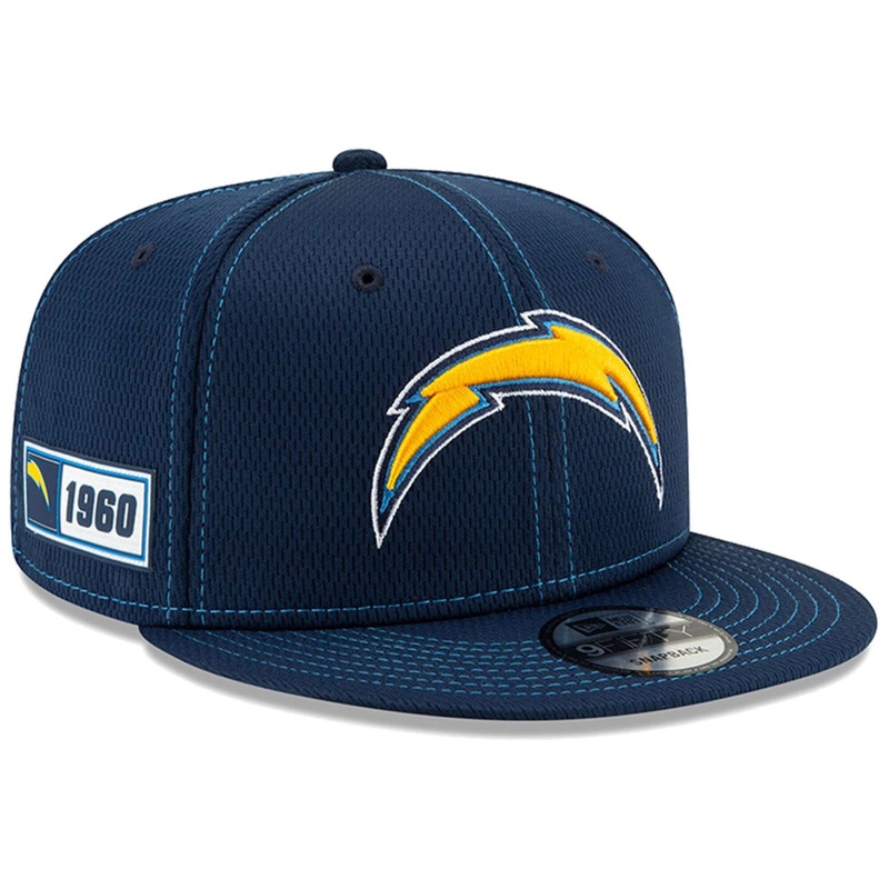 Los Angeles Chargers New Era NFL 2019 Sideline Road 9FIFTY Snapback Hat – Navy