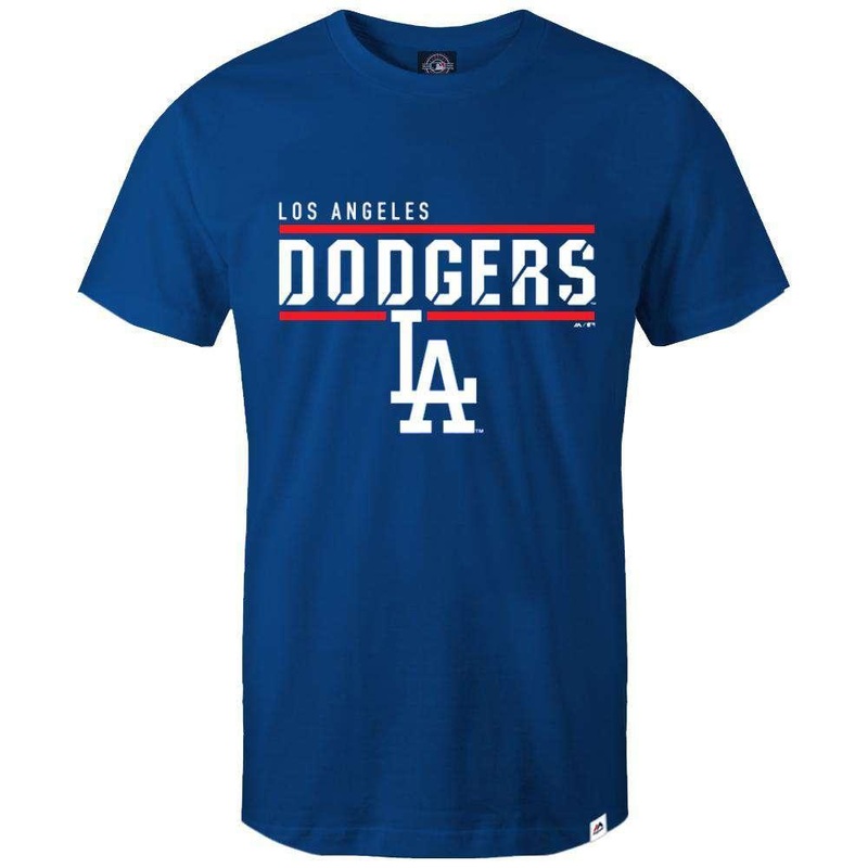 Los Angeles Dodgers Majestic MLB Team Flex T-Shirt – Blue