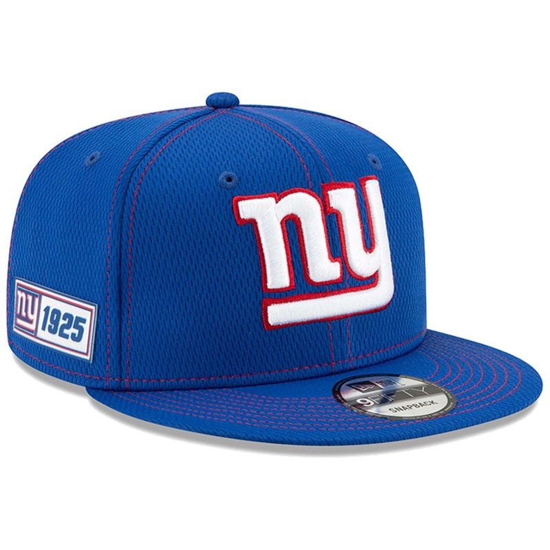 New York Giants New Era NFL 2019 Sideline Road 9FIFTY Snapback Hat – Blue