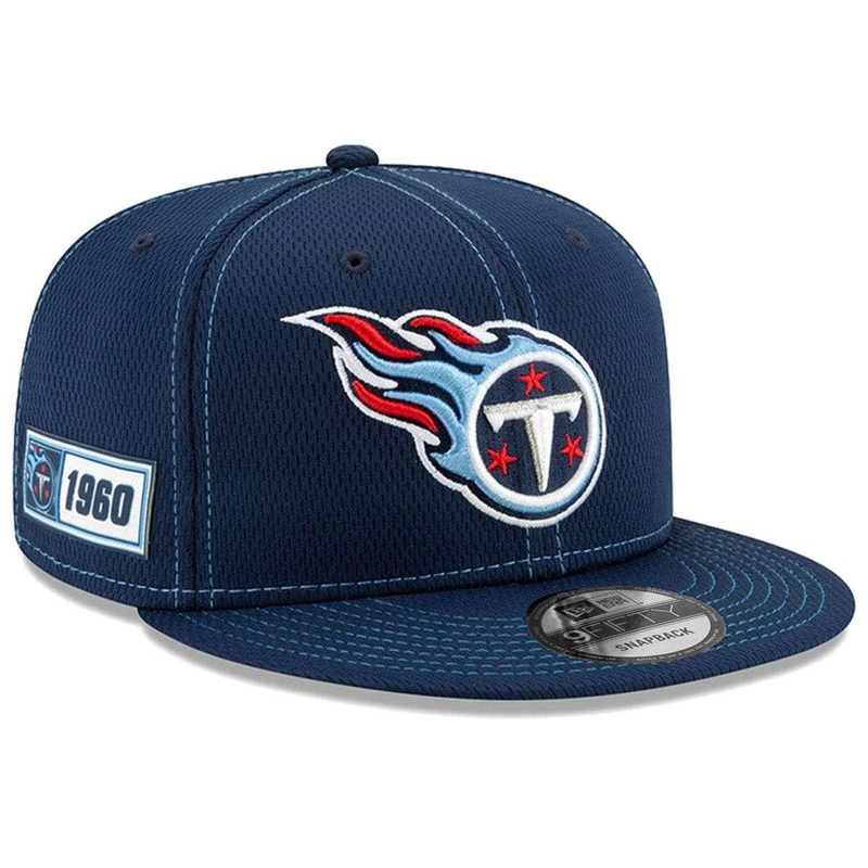 Tennessee Titans New Era NFL 2019 Sideline Road 9FIFTY Snapback Hat – Navy