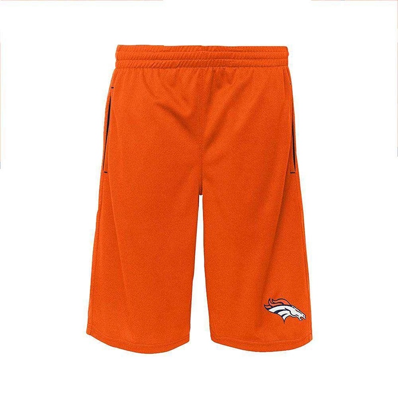 Youths Denver Broncos Outerstuff NFL Performance Vector Shorts – Orange