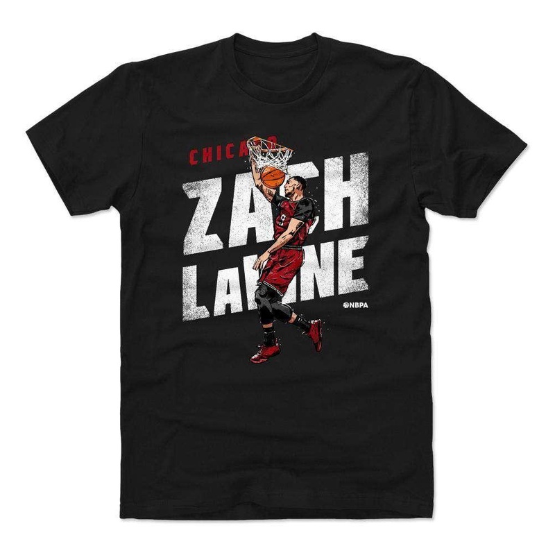 Zach Lavine Chicago Bulls 500 Level NBA Slam T-Shirt – Black