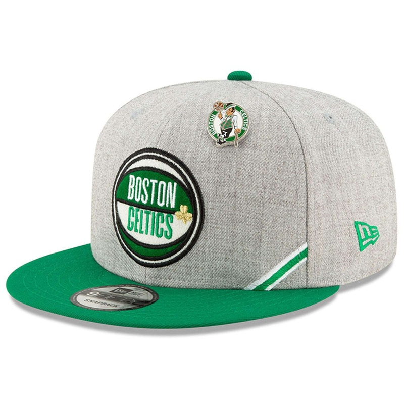 Boston Celtics New Era 2019 NBA Draft 9FIFTY Snapback Hat – Heather