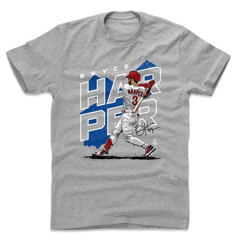Bryce Harper MLB Player T-Shirt – Grey