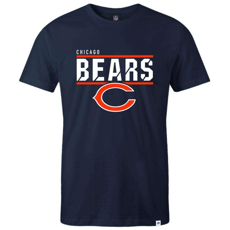 Chicago Bears Majestic NFL Team Flex T-Shirt – Navy