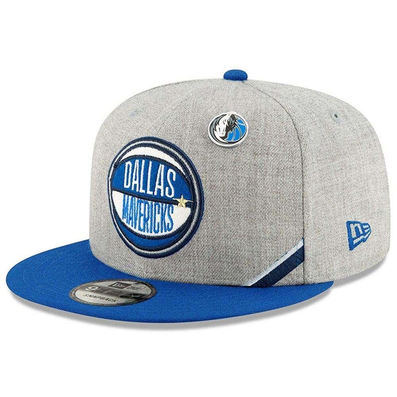 Dallas Mavericks New Era 2019 NBA Draft 9FIFTY Snapback Hat – Heather