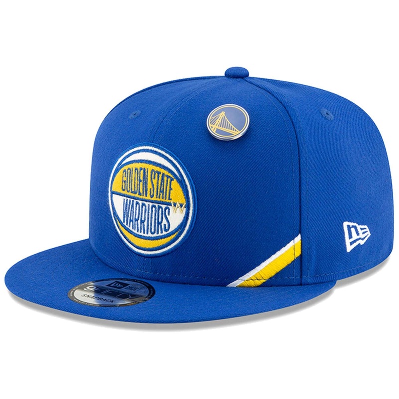 Golden State Warriors New Era 2019 NBA Draft 9FIFTY Snapback Hat – Blue