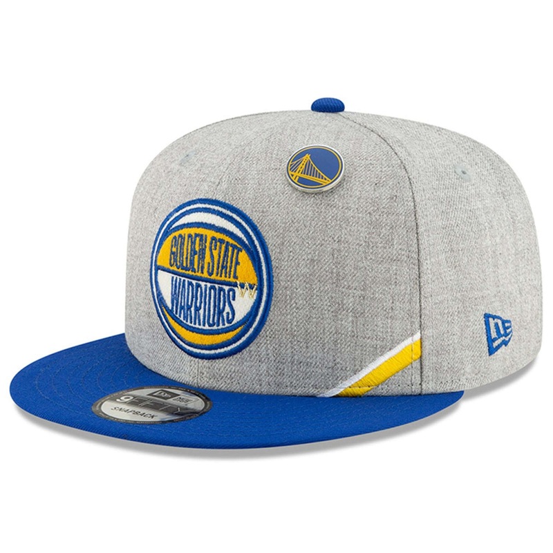 Golden State Warriors New Era 2019 NBA Draft 9FIFTY Snapback Hat – Heather