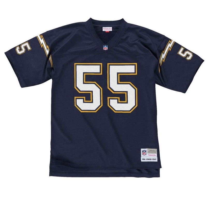 Junior Seau San Diego Chargers Mitchell & Ness NFL Legacy Jersey – Navy